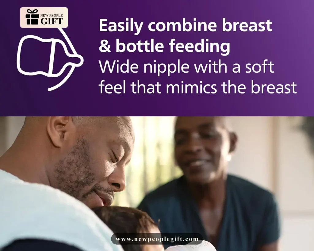 Philips Avent Natural Baby Bottles – Soft Nipple, Anti-Colic, Easy Feeding
