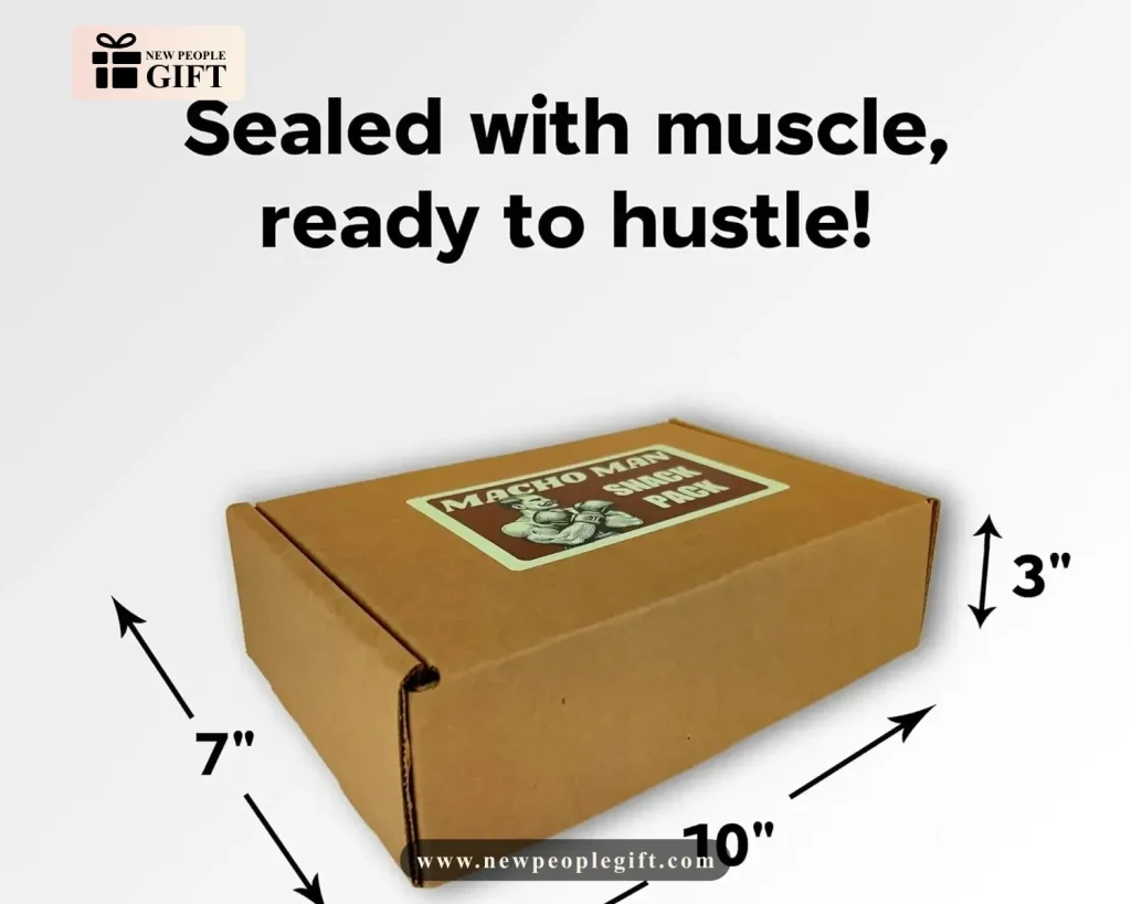 Macho Man Snack Gift Box for Dad – Premium Jerky & Protein Snacks He’ll Love