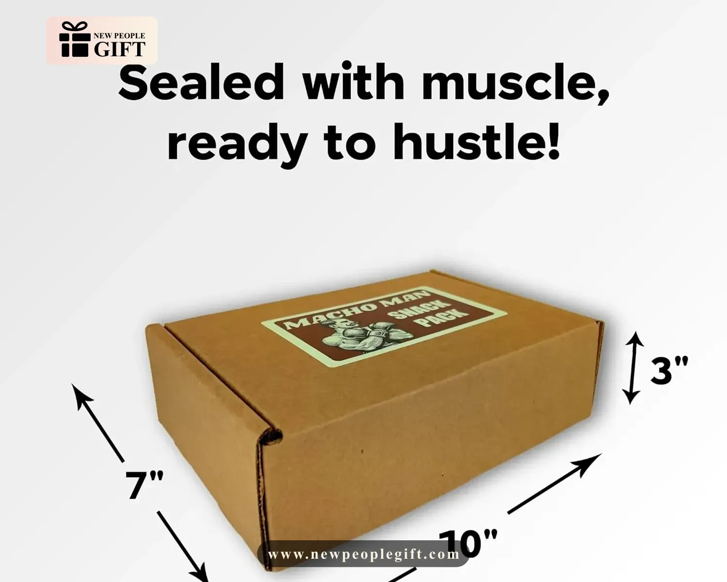Macho Man Snack Gift Box for Dad – Premium Jerky & Protein Snacks He’ll Love