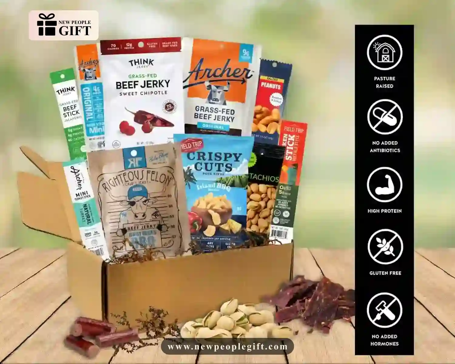Macho Man Snack Gift Box for Dad – Premium Jerky & Protein Snacks He’ll Love