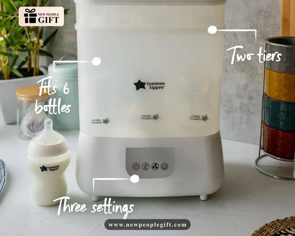 Tommee Tippee Bottle Sterilizer (Quick & Safe Baby Bottle Sanitizer)